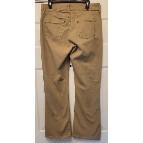 Riders By Lee Womens Jeans Beige Size 14M Relaxed Straight Fit Cotton Blend - Picture 13 of 13